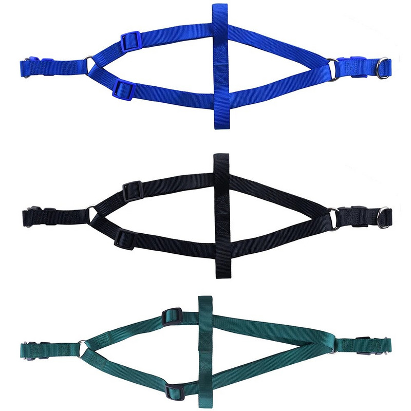 Nylon kutyahám húzás nélkül állítható kutyapóráz mellény Klasszikus futópóráz heveder kis és közepes kutyák számára