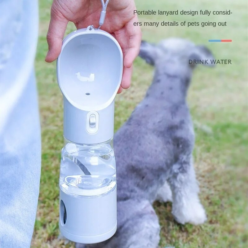 Pet Go Out utazó vizes csésze szemeteszsákkal ételtartó kutya kültéri hordozható utazó vízi pohár macska itatós vízforraló