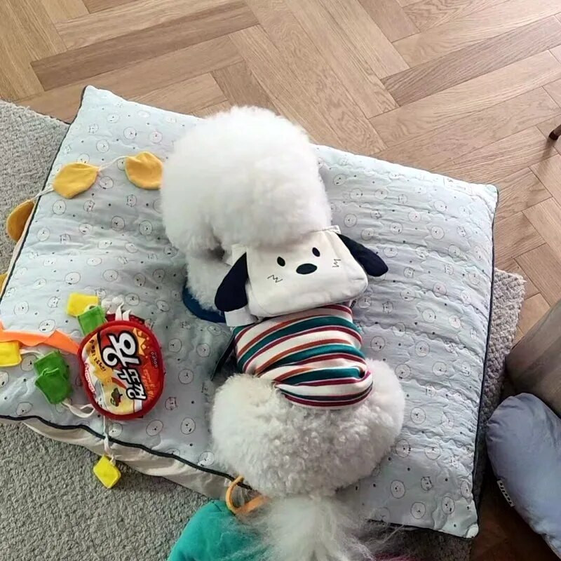 šunų kuprinė šunims Šuniuko katės krepšys su petnešomis Apykaklė Petnešos su pavadėliu rinkinys Mielas naminis krepšys, skirtas mažo gyvūno kelionėms lauke