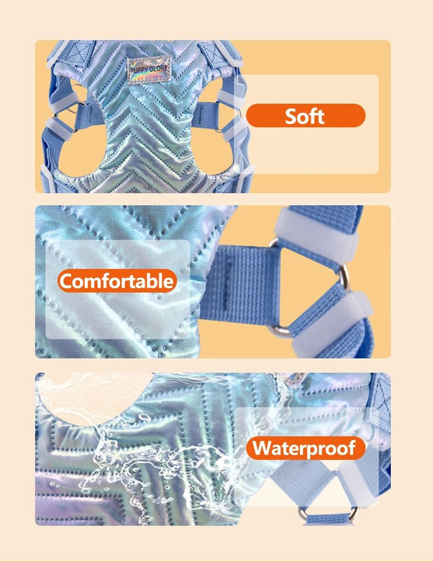 Reguliuojami šunų diržai mažiems ir vidutiniams dideliems šunims kačiuko katės krūtinės dirželis šuniuko vandeniui atsparios liemenės petnešos naminių gyvūnėlių priedai