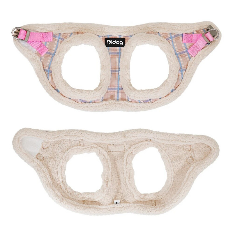Harnaș moale pentru câini, pisică, fără tragere, căptușită pentru animale de companie, chihuahua, set de lesă reglabilă pentru câini de talie mică, mijlocie, buldog francez