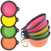 Sulankstomas dubuo šuniui, sulankstomas išskleidžiamas puodelio indas, skirtas naminių kačių maistui, šėrimui vandeniu, nešiojamasis kelioninis dubuo be karabino