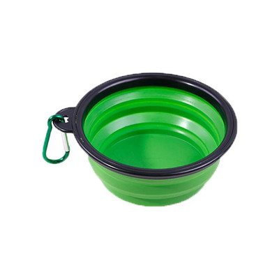 Sulankstomas dubuo šuniui, sulankstomas išskleidžiamas puodelio indas, skirtas naminių kačių maistui, šėrimui vandeniu, nešiojamasis kelioninis dubuo be karabino