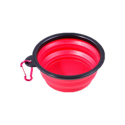 Sulankstomas dubuo šuniui, sulankstomas išskleidžiamas puodelio indas, skirtas naminių kačių maistui, šėrimui vandeniu, nešiojamasis kelioninis dubuo be karabino