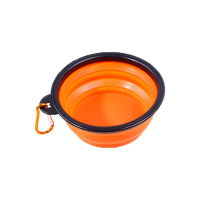 Sulankstomas dubuo šuniui, sulankstomas išskleidžiamas puodelio indas, skirtas naminių kačių maistui, šėrimui vandeniu, nešiojamasis kelioninis dubuo be karabino