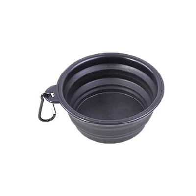 Sulankstomas dubuo šuniui, sulankstomas išskleidžiamas puodelio indas, skirtas naminių kačių maistui, šėrimui vandeniu, nešiojamasis kelioninis dubuo be karabino