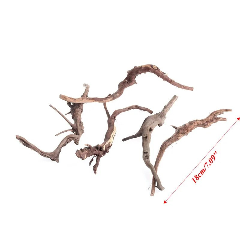 Akvariumo dreifuojančios medienos apdaila Žuvis rezervuarams žurnalo slėptuvė Natūralaus medžio dekoras Betta papuošalai Netaisyklingos formos Mažas Didelis