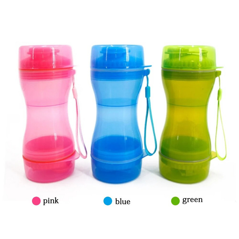 Bol de apă 2 în 1 pentru animale de companie, ceașcă portabilă pentru mâncare de călătorie, bol de băut pentru câine mic, pisică mare, dozator de apă, hrănitor, provizii pentru animale de companie