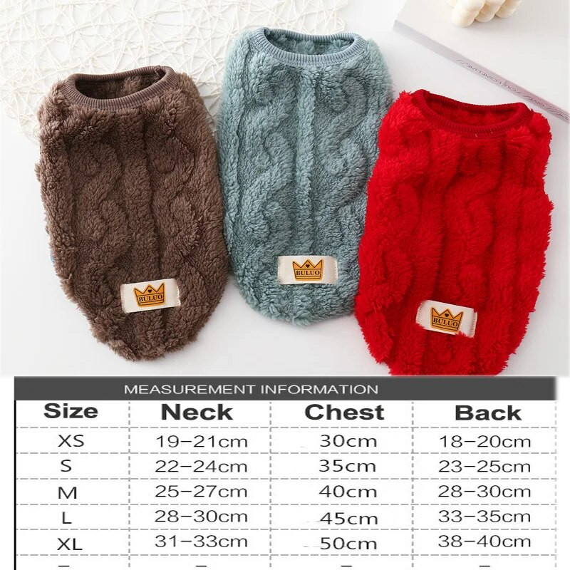 Vilnonis megztinis Drabužiai naminiams gyvūnėliams Mieli liemenė Dvipusiai šuniuko kačiuko paltai Megztinis mažiems vidutiniams šunims katėms šilta žiemos apranga