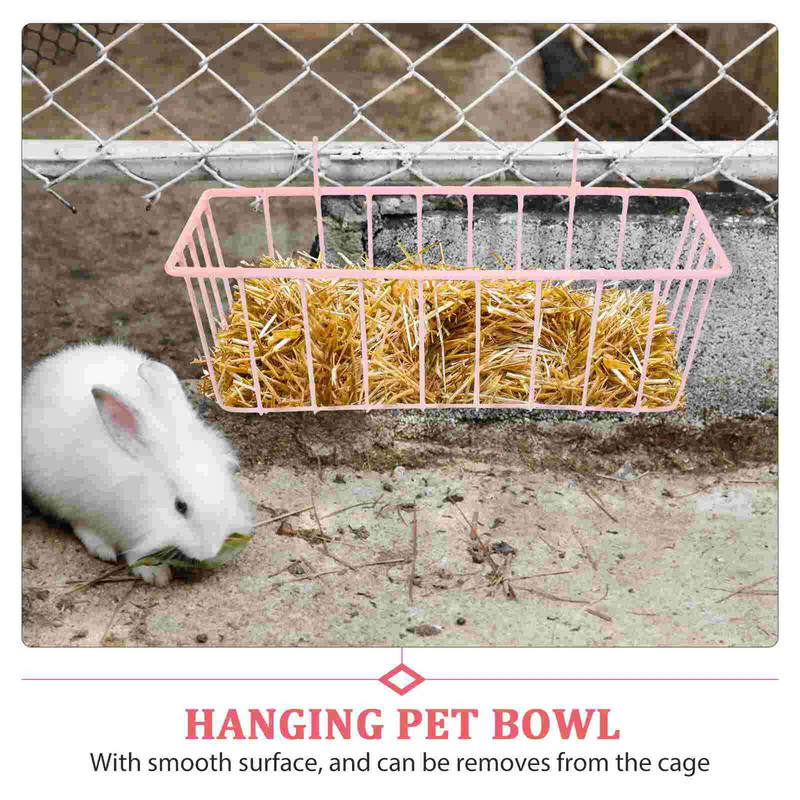 Piekarināms lolojumdzīvnieku bļoda suņu kastes bļoda plastmasas audzētavas trauki, kas neizšļakstās pārtikas ūdens bļodas būri zaķu barotavas karājās kausa kauss suņi