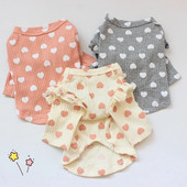 Mieli naminių šunų meilės apatiniai drabužiai mažam šuniui Šilti šunų drabužiai Meškiukai Minkšta pižama Bichon megztinis šunų drabužiai šunų liemenė