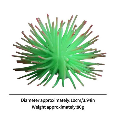 Akvariumo silikono imitacija dirbtinė žuvų bakas netikrų koralų augalas povandeninis vandens jūros anemonų ornamentas kraštovaizdžio dekoravimas