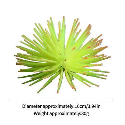 Akvariumo silikono imitacija dirbtinė žuvų bakas netikrų koralų augalas povandeninis vandens jūros anemonų ornamentas kraštovaizdžio dekoravimas