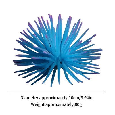 Akvariumo silikono imitacija dirbtinė žuvų bakas netikrų koralų augalas povandeninis vandens jūros anemonų ornamentas kraštovaizdžio dekoravimas