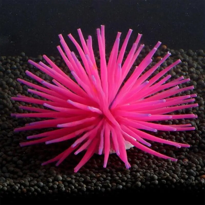 Akvariumo silikono imitacija dirbtinė žuvų bakas netikrų koralų augalas povandeninis vandens jūros anemonų ornamentas kraštovaizdžio dekoravimas
