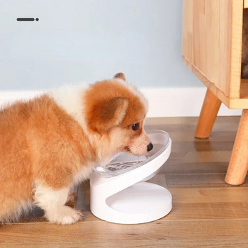 Μπολ Νερό Σκύλου Αντιανατρεπτικό Ταΐστρο Γάτας Κατοικίδιου Προστατευτικό Ποδιών Κύπελλο Λαιμού Τροφή Τροφοδοσία Διφωνική Υψηλή