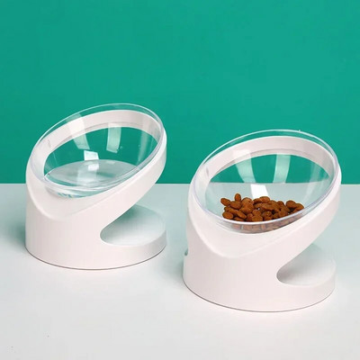 Bowl Dog Water Anti-overturning Cat Pet Feeder Foot Protector Cup Neck Food Feeding Binaural High