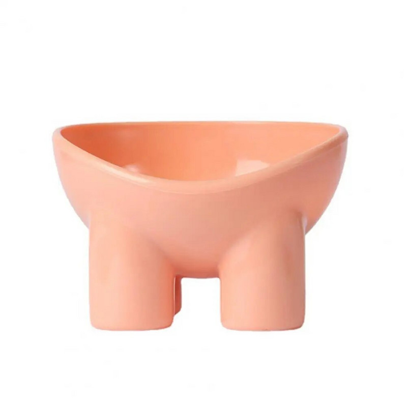 Kačių vandens dubuo Naudingas 4 spalvų kačių maisto dubuo kaklo apsauga Kačių šunų maitinimo puodelis Naminių gyvūnų reikmenys