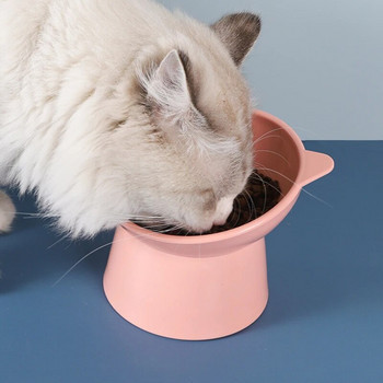 Μπολ για κατοικίδια Μπολ για γάτας 45° Προστατευτικό λαιμού για σκύλους για τροφή για κατοικίδια Μπολ με νερό που αντιστρέφεται με δύο ακροδέκτες τροφοδοσίας κατοικίδιων ζώων Μπολ
