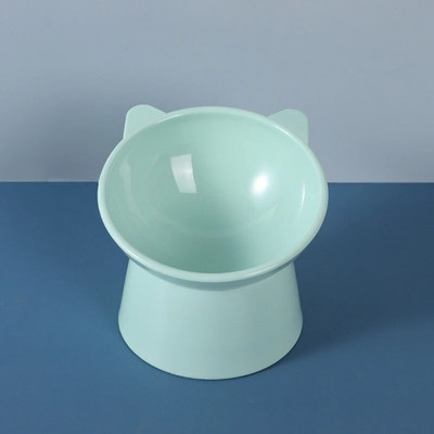 Dubuo naminiams gyvūnėliams kačių dubuo 45° kaklo apsauga šunų ėdalo vandens dubenėlis, apsaugantis nuo apsivertimo binauralinis naminių gyvūnėlių šėrimo puodelis.