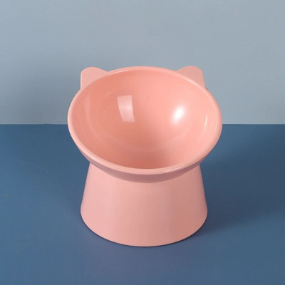 Dubuo naminiams gyvūnėliams kačių dubuo 45° kaklo apsauga šunų ėdalo vandens dubenėlis, apsaugantis nuo apsivertimo binauralinis naminių gyvūnėlių šėrimo puodelis.