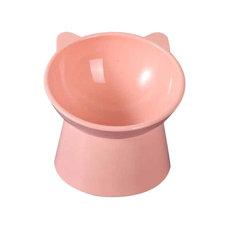 Dubuo naminiams gyvūnėliams kačių dubuo 45° kaklo apsauga šunų ėdalo vandens dubenėlis, apsaugantis nuo apsivertimo binauralinis naminių gyvūnėlių šėrimo puodelis.