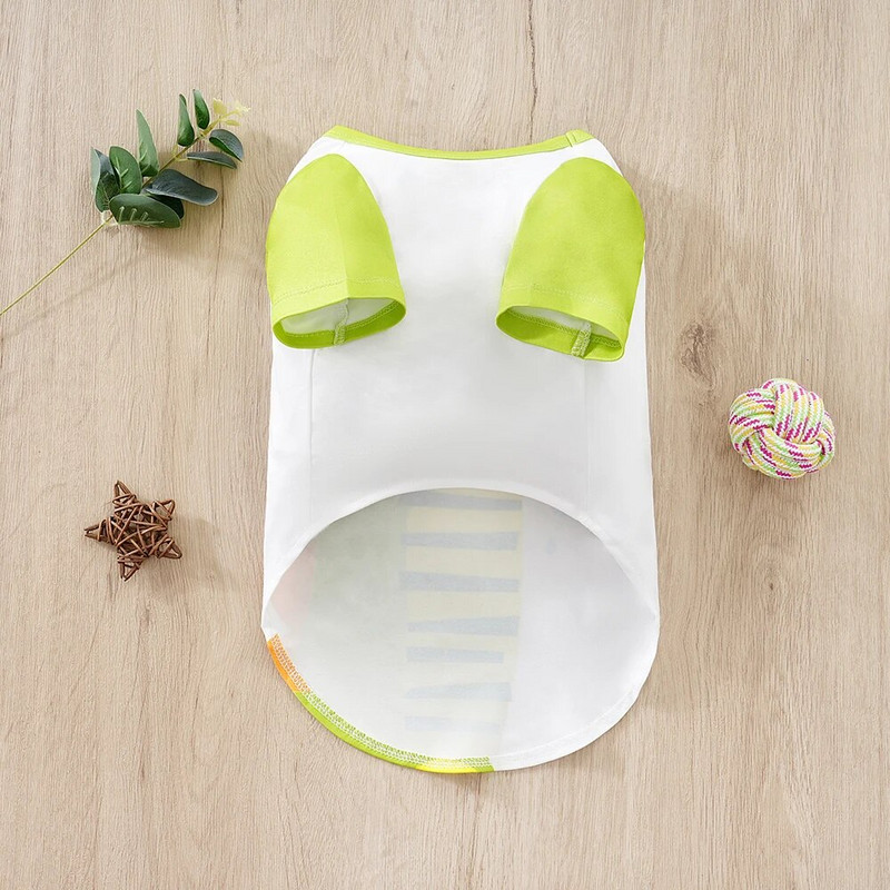 Kutya pólók Vicces krokodil mintás macska kutyaruhák nagy közepes méretű kicsi kutyáknak macskáknak, légáteresztő, rugalmas ruhák kisállat pizsamák