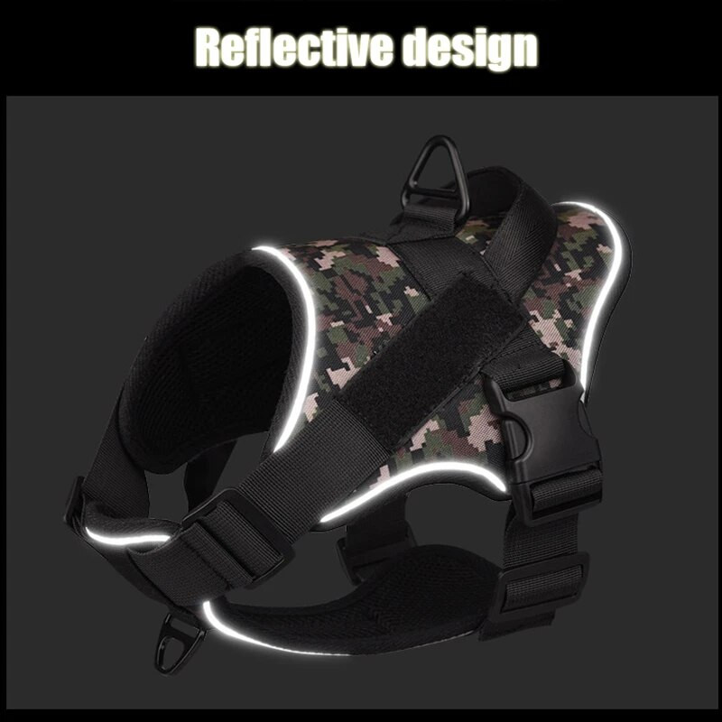 Oprtač za pse NO PULL Reflektirajući prozračni podesivi pojas za kućne ljubimce za pseći prsluk Zalijepljen remen za pseću ogrlicu za šetnju