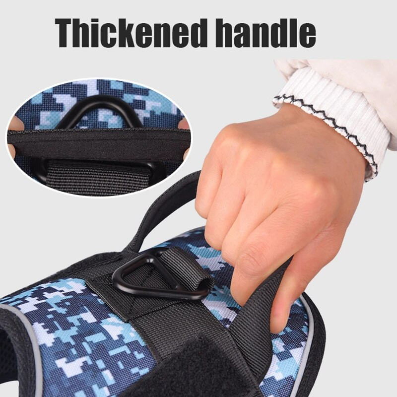 Oprtač za pse NO PULL Reflektirajući prozračni podesivi pojas za kućne ljubimce za pseći prsluk Zalijepljen remen za pseću ogrlicu za šetnju