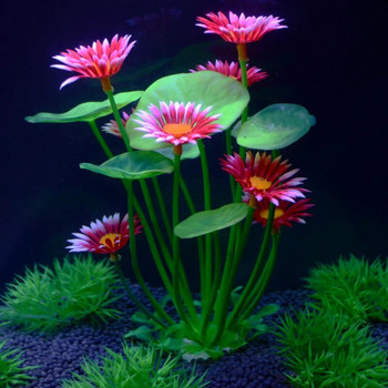 Изкуствени аквариумни растения Пластмасови водни плевели Орнамент Водно растение Аквариум Трева Аксесоари за декорация на аквариум