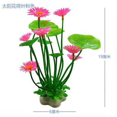 Dirbtiniai akvariumo augalai Plastikiniai Vandens Piktžolės Ornamentai Vandens Augalai Žolė Akvariumo Apdailos Priedai