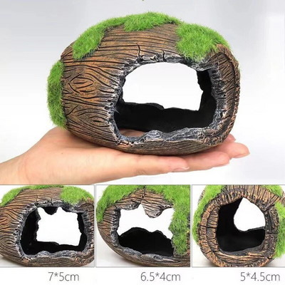 Akvariumo dirbtinės statinės urvų dervos papuošalai Dekoracijos Kraštovaizdžio aksesuarai Akvariumo dekoravimo fonas