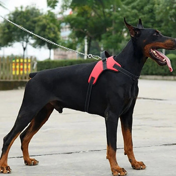 Ρυθμιζόμενο λουρί για σκύλους κατοικίδιων ζώων Μικρό και μεγάλο γιλέκο λουριών για σκύλους, 150cm ισχυρό λουρί σκύλου Λουριά κατοικίδιων ζώων Ανακλαστικό λουρί με έλξη έλξης