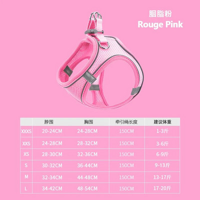 Šuns petnešos naminiams gyvūnėliams reguliuojamas liemenės pavadėlio antkaklis šuniukui Geriausiai parduodami šunų petnešos ir pavadėlio komplektas šunų priedai