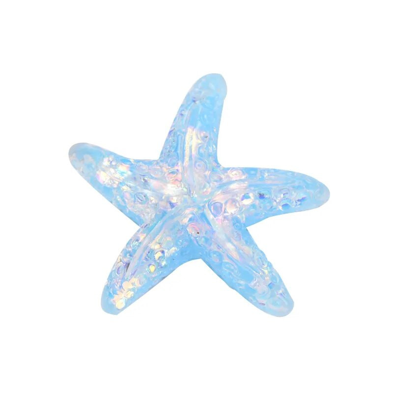 Figūrėlės Miniatiūros Spalvingos Starfish Beach Mikro kraštovaizdžio papuošalai namų dekoravimui Akvariumo aksesuarai Akvariumo priedai