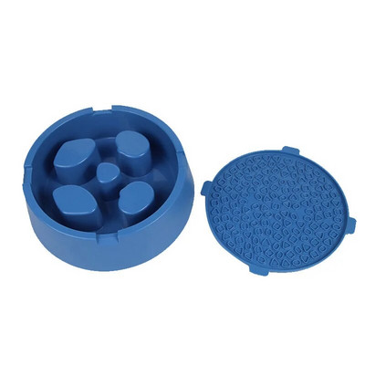 Lėto maisto dubenys naminiams gyvūnėliams nuo užspringimo Virškinimo dubenys mažiems ir vidutiniams šunims lėto maisto dubenėlių lesyklėlės Naminių gyvūnėlių priedai