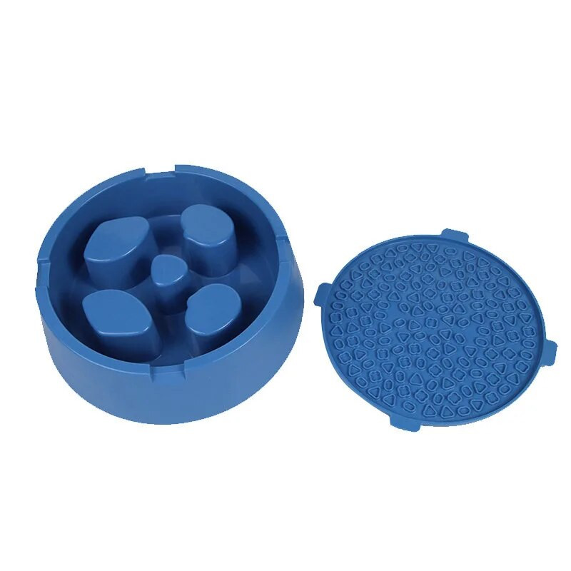 Lėto maisto dubenys naminiams gyvūnėliams nuo užspringimo Virškinimo dubenys mažiems ir vidutiniams šunims lėto maisto dubenėlių lesyklėlės Naminių gyvūnėlių priedai