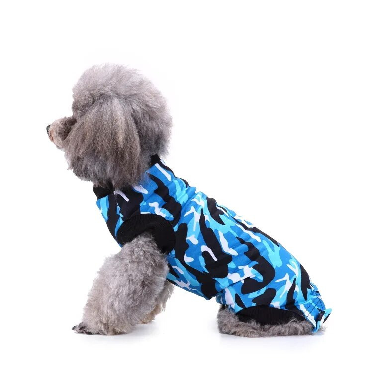 Nyári kisállatkutya macska sterilizáló öltöny műtét gyógyulás után sterilizáló kendő macskáknak nyalódásgátló cicamellény elválasztó ruha