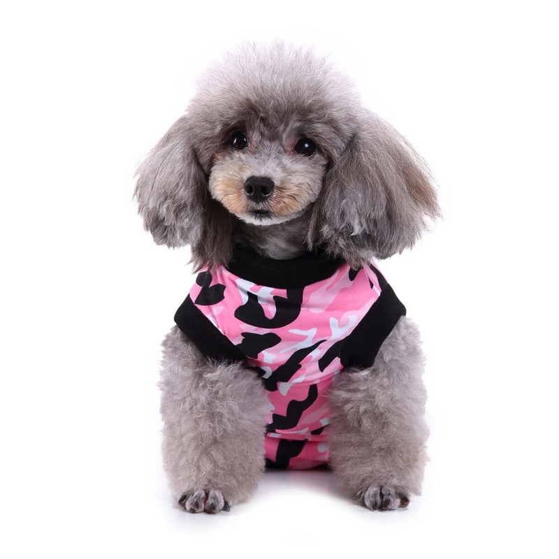 Nyári kisállatkutya macska sterilizáló öltöny műtét gyógyulás után sterilizáló kendő macskáknak nyalódásgátló cicamellény elválasztó ruha