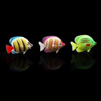 10 бр. Робот Орнамент Океански декор Декорации Изкуствена плаваща риба Пластмасова риба Изкуствена движеща се риба Малка плоска риба