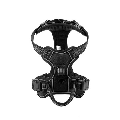 Regulējama neilona suņu iejūga veste atstarojoša, mīksta, elpojoša, bez vilkšanas suņu iejūga mājdzīvnieku iejūga pavada maziem vidēji lieliem suņiem