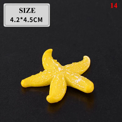 Mini dirbtinis koralas mielas mažos dekoratyvinės žuvies dovanos akvariumo dekoras Daugiaspalvis dervos mados menas amatai žuvies bako dekoravimas