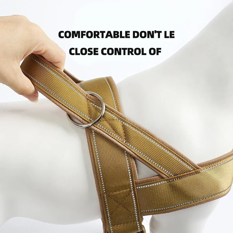 600 Denier nailonist lemmikloomarakmed suure tõmbetugevuse ja peegeldava joonega, sobivad keskmistele kuni suurtele koertele, koerte treenimiseks