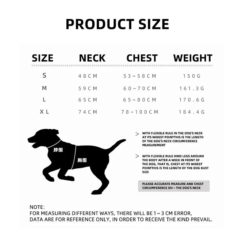 600 Denier nailonist lemmikloomarakmed suure tõmbetugevuse ja peegeldava joonega, sobivad keskmistele kuni suurtele koertele, koerte treenimiseks