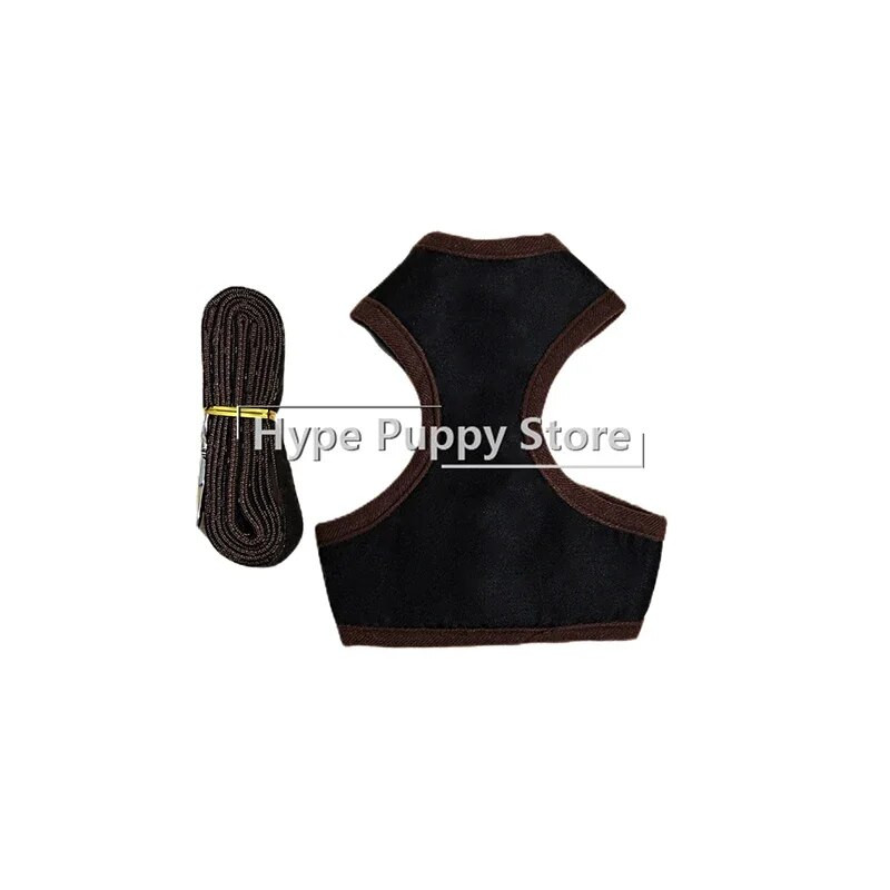 Vienspalviai naminių šunų pakinktai mažiems šunims naminiams gyvūnėliams medvilninių pakinktų pavadėlio rinkinys, skirtas Chihuahua Yorkies lauko vaikščiojimo petnešoms LC0104