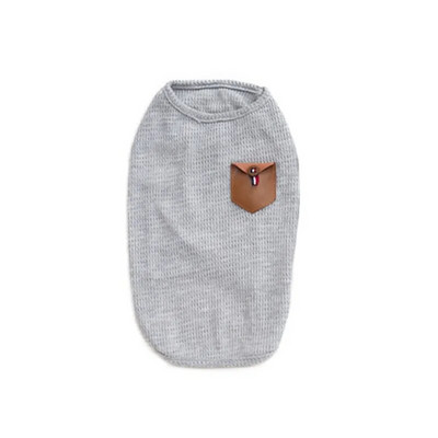 YUDODO Summer Cool Dogs Drabužiai augintiniams Čihuahua Teddy Vienspalviai šuniuko katės marškinėliai kvėpuojanti medvilninė liemenė S-2XL