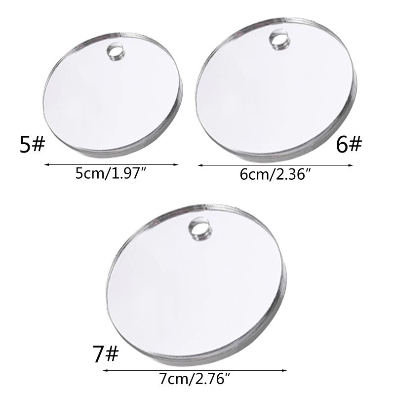 Žuvies pratimų veidrodis skatina natūralų teritorinį elgesį 5/6/7 cm akvariume Betta Žuvų žaislų veidrodis sumažina nuobodulį Y5GB