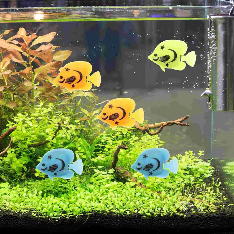 10db mesterséges, apró, mozgó lebegő dísz akváriumi tartályhoz (véletlen minta)
