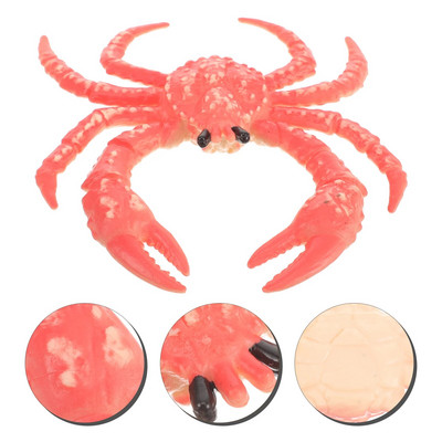 Προσομοίωση Crab Party Aquarium Αξεσουάρ Παιχνίδι Αξιολάτρευτο Παιδικά Μοντέλα Εκμάθησης Pvc