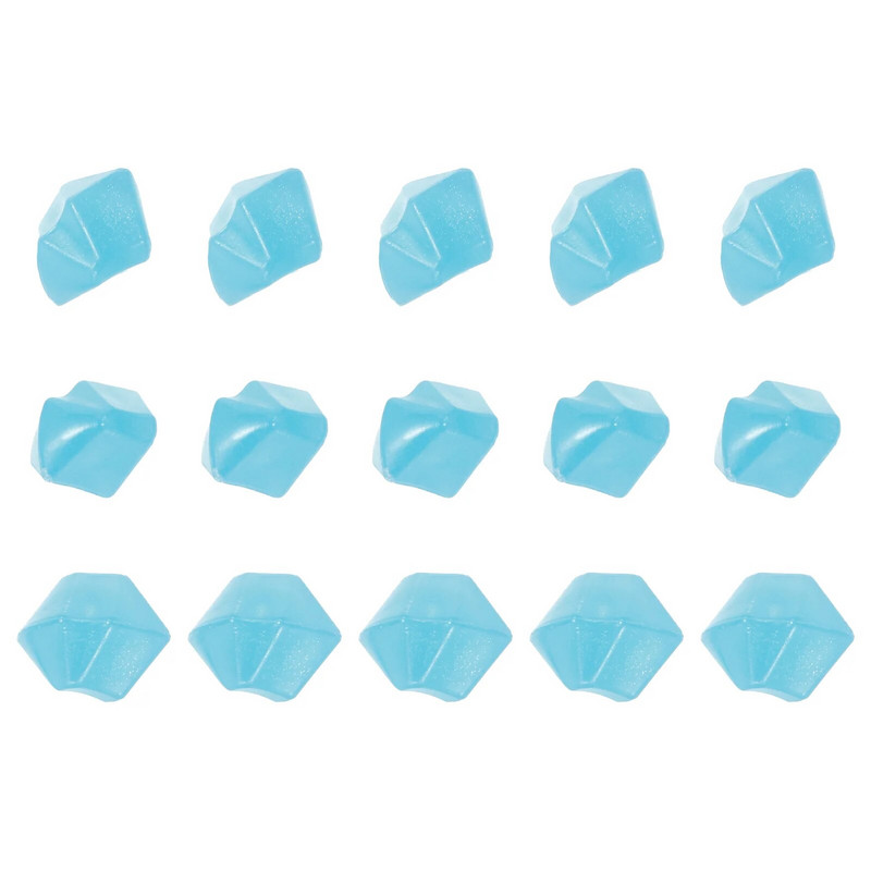 400 kom. Romb, svjetleći šljunak, sjaj tamne smole, kameni ukras, kamenje, stijene, ukras za akvarij